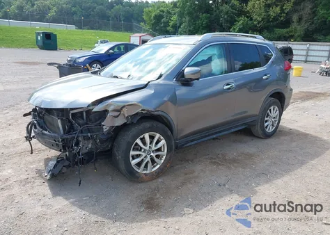2017 Nissan Rogue Sv z USA, uszkodzony, nr VIN KNMAT2MT3HP593805